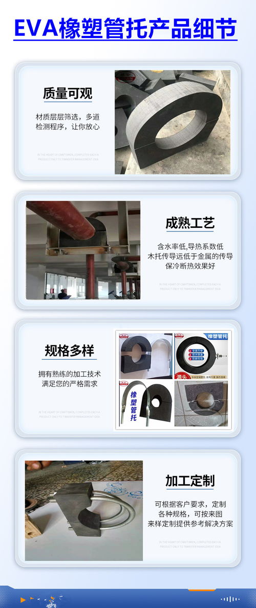 源头工厂生产 EVA 保温管托 保障管道安全与工业效率的关键